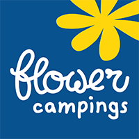 logo flower camping