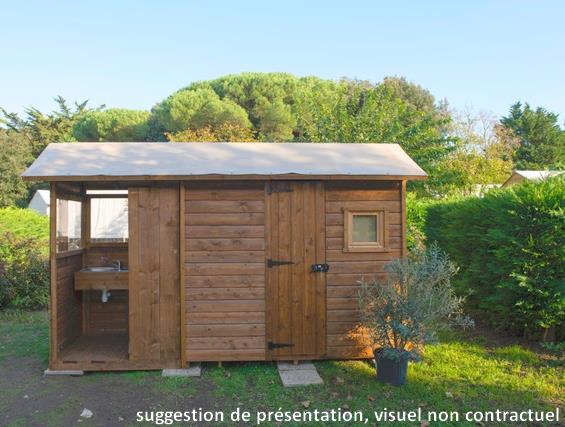 Forfait Premium : emplacement 6A équipé d’une freecamp